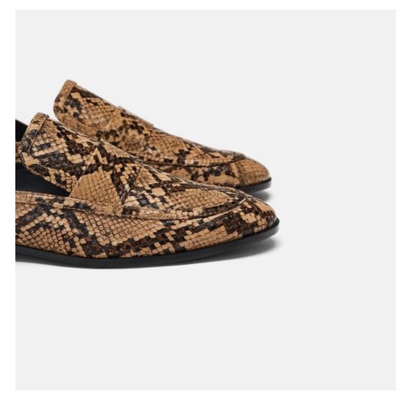Zara Animal Print Loafers Size 6 - Picture 4 of 5